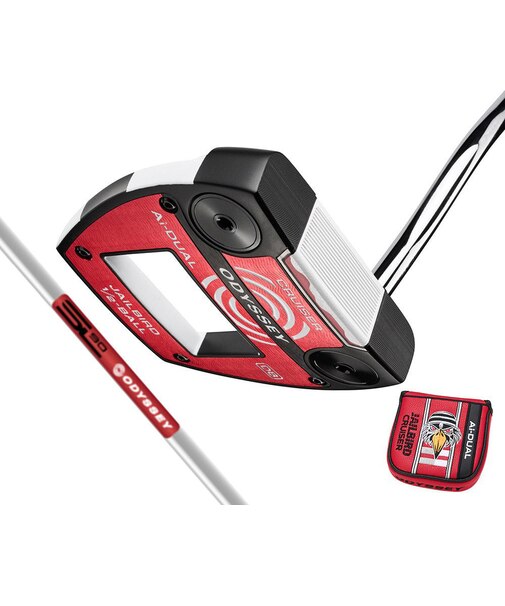 オデッセイ（ODYSSEY）左用 Ai-DUAL 1/2-BALL CRUISER JAILBIRD DB パター(ロフト3度)STROKE LAB 140