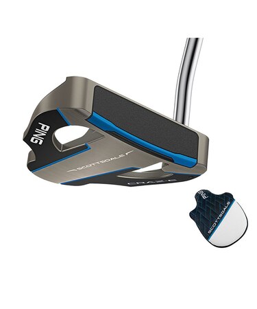 ピン(PING)左用 スコッツデール SCOTTSDALE CRAZ-E パター(ロフト3度)Stepless Steel