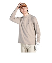 マンシングウエア(MUNSINGWEAR)ゴルフウェア 保温 ヒートナビ モックネック長袖シャツ MG4FLS25M BW00