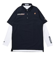 ルコックスポルティフ(lecoqsportif)ゴルフウェア STF インナー付き シャツセット LG4FTZ01M NV00