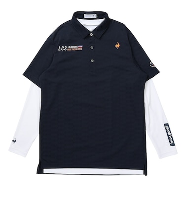 ルコックスポルティフ（lecoqsportif）ゴルフウェア STF インナー付き シャツセット LG4FTZ01M NV00
