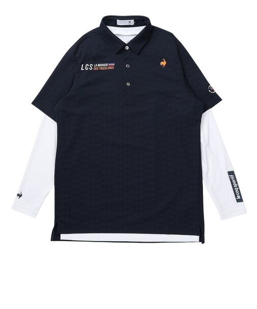 ルコックスポルティフ（lecoqsportif）ゴルフウェア STF インナー付き シャツセット LG4FTZ01M NV00