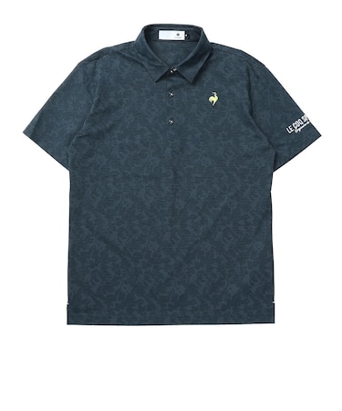 ルコックスポルティフ（lecoqsportif）ゴルフウェア リーフ柄半袖シャツ LG6FHS04M NV00