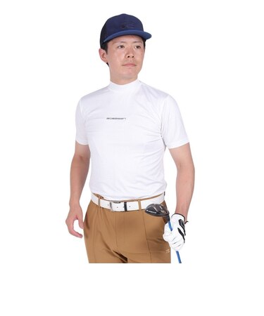 ジ・オープン（THE OPEN）ゴルフウェア 吸水速乾 クールコア 半袖 モックネック Tシャツ 174-21143-005