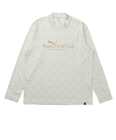 プーマ（PUMA）ゴルフウェア ゴルフ PGC AOP モックネック 長袖Tシャツ 641240-02