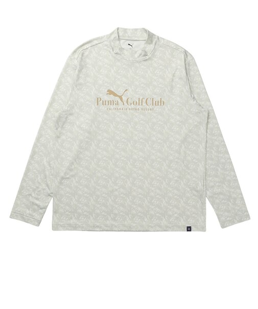 プーマ（PUMA）ゴルフウェア ゴルフ PGC AOP モックネック 長袖Tシャツ 641240-02