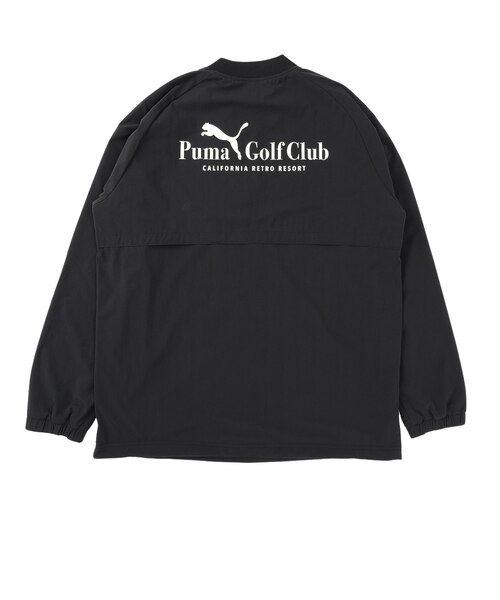 PUMA☆美品ゴルフウェア プーマ（PUMA）ゴルフウェア ゴルフ PGC 1/4ジップ バックプリント