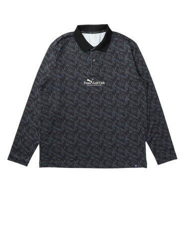 プーマ（PUMA）ゴルフウェア ゴルフ PGC フロントグラフィック 長袖ポロシャツ 641238-01