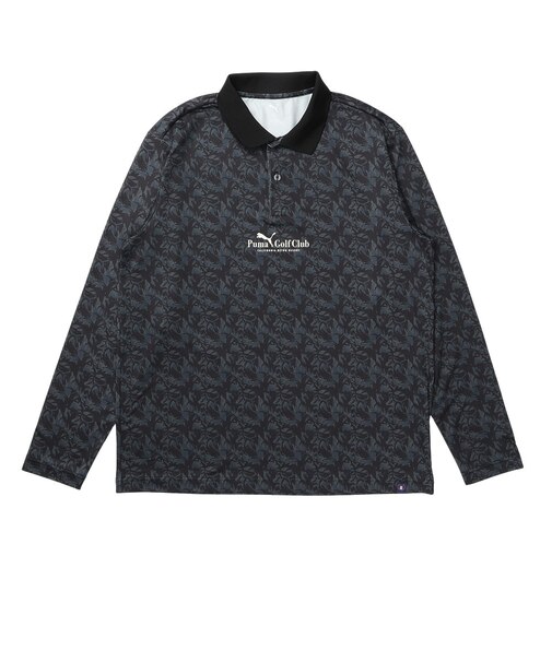 プーマ（PUMA）ゴルフウェア ゴルフ PGC フロントグラフィック 長袖ポロシャツ 641238-01