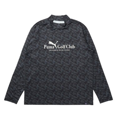 プーマ（PUMA）ゴルフウェア ゴルフ PGC AOP モックネック 長袖Tシャツ 641240-01