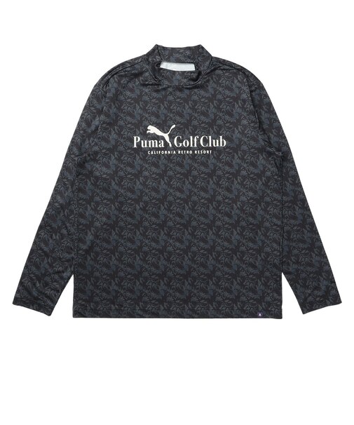 プーマ（PUMA）ゴルフウェア ゴルフ PGC AOP モックネック 長袖Tシャツ 641240-01