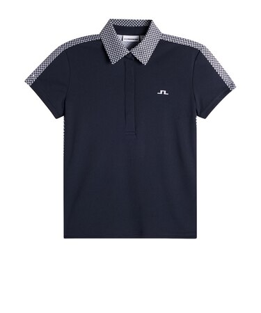 ジェイリンドバーグ（J.LINDEBERG）ゴルフウェア Cara ポロシャツ プリント 072-26841-26AW-098