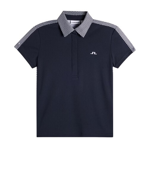 ジェイリンドバーグ（J.LINDEBERG）ゴルフウェア Cara ポロシャツ プリント 072-26841-26AW-098