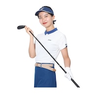 フィドラ(FIDRA)ゴルフウェア 半袖 モックネックシャツ FD5RUG02 WHT