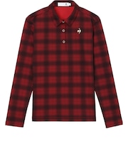 ルコックスポルティフ（lecoqsportif）ゴルフウェア チェック柄長袖シャツ LG6FLS01L RD00