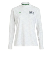 アディダス(adidas)ゴルフウェア CHIP 総柄 モックネック 長袖シャツ OGH84-KM0828 WH
