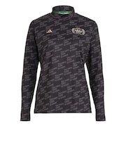アディダス（adidas）ゴルフウェア CHIP 総柄 モックネック 長袖シャツ OGH84-KM0829 BLK