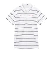 ルコックスポルティフ（lecoqsportif）ゴルフウェア 吸汗速乾 ボーダー 半袖シャツ LG6SHS00L WH00