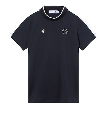 ルコックスポルティフ（lecoqsportif）ゴルフウェア モックネック半袖シャツ LG6SHS50L NV00