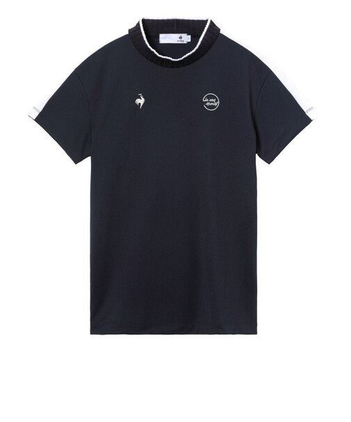 ルコックスポルティフ（lecoqsportif）ゴルフウェア モックネック半袖シャツ LG6SHS50L NV00