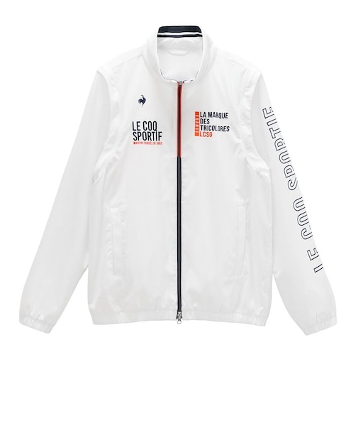 ルコックスポルティフ（lecoqsportif）ゴルフウェア 防風 ベンチレーション2WAY ブルゾン LG6SWB00M WH00