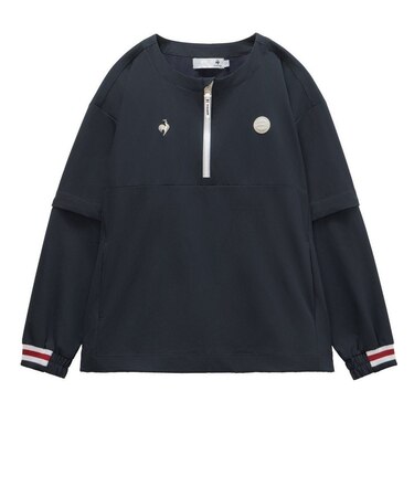 ルコックスポルティフ（lecoqsportif）ゴルフウェア アウター 防風 2WAYクルーネックブルゾン LG6SWB00L NV00
