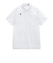 ルコックスポルティフ（lecoqsportif）ゴルフウェア 吸汗速乾 グラフィックロゴ ボーダー柄 半袖ポロシャツ LG6SHS06M GY00