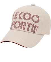 ルコックスポルティフ(lecoqsportif)帽子 まぶガード ツイルロゴキャップ LG6FCP00L BG00