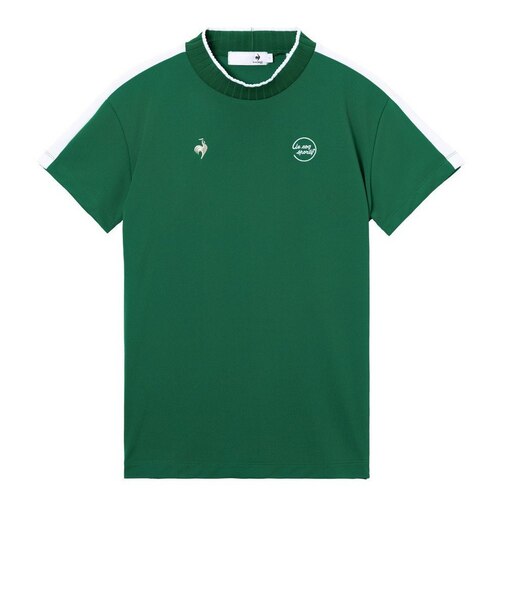 ルコックスポルティフ（lecoqsportif）ゴルフウェア モックネック半袖シャツ LG6SHS50L GR00