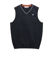 ルコックスポルティフ（lecoqsportif）ゴルフウェア ウォッシャブルVネック ニットベスト LG6SVE50M NV00