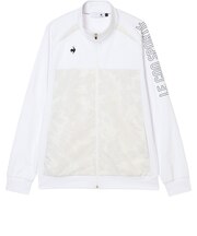 ルコックスポルティフ（lecoqsportif）ゴルフウェア リーフ柄ハイブリットスウェット LG6FSW50M WH00