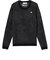 ルコックスポルティフ（lecoqsportif）ゴルフウェア リーフ柄ジャカード長袖クルーネックセーター LG6FST00M BK00