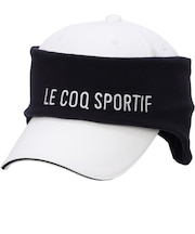 ルコックスポルティフ(lecoqsportif)帽子 耳当て付きキャップ LG6FCP09M WH00
