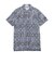 ルコックスポルティフ（lecoqsportif）ゴルフウェア 吸汗速乾 グラフィックロゴ ボーダー柄 半袖ポロシャツ LG6SHS06M NV00