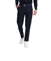 マンシングウエア(MUNSINGWEAR)ゴルフウェア ストレッチ千鳥チェック柄ウエストゴムパンツ MG6FLP41M NV00