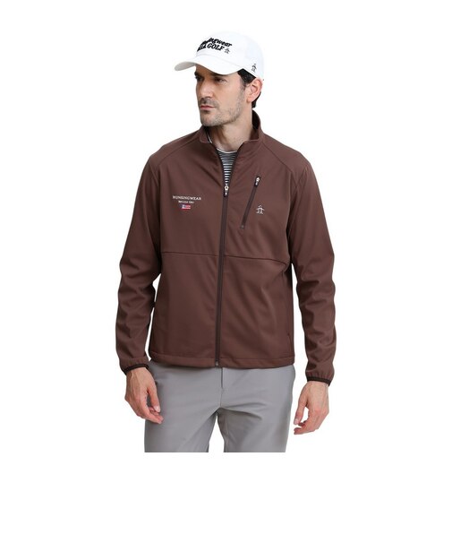マンシングウエア（MUNSINGWEAR）ゴルフウェア 防風ストレッチカットソーブルゾン MG6FSW35M BW00