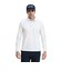 マンシングウエア（MUNSINGWEAR）ゴルフウェア 吸汗速乾モノグラム総柄プリント長袖ポロシャツ MG6FLS34M WH00