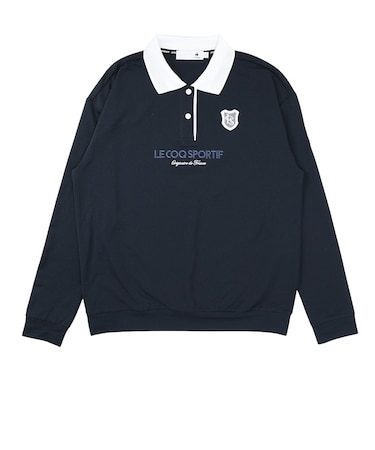 ルコックスポルティフ（lecoqsportif）ゴルフウェア 裾リブ長袖シャツ LG6FLS02L NV00