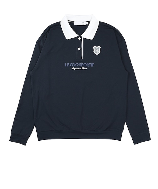 ルコックスポルティフ（lecoqsportif）ゴルフウェア 裾リブ長袖シャツ LG6FLS02L NV00