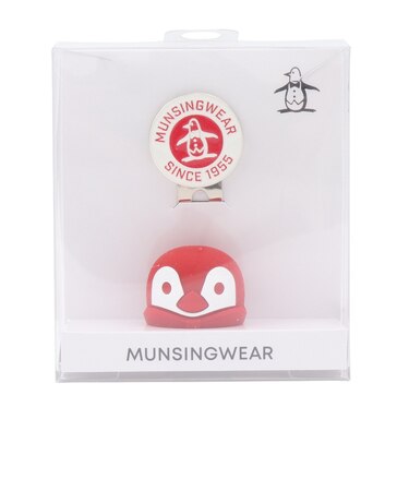 マンシングウエア（MUNSINGWEAR）ペンギンフェイスマーカークリップ付 MG6FAZ70U RD00