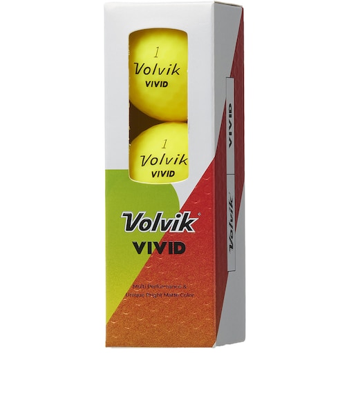 ボルビック（Volvik）ゴルフボール 26 VIVID VV5VNA01 YEL スリーブ(3個入り)