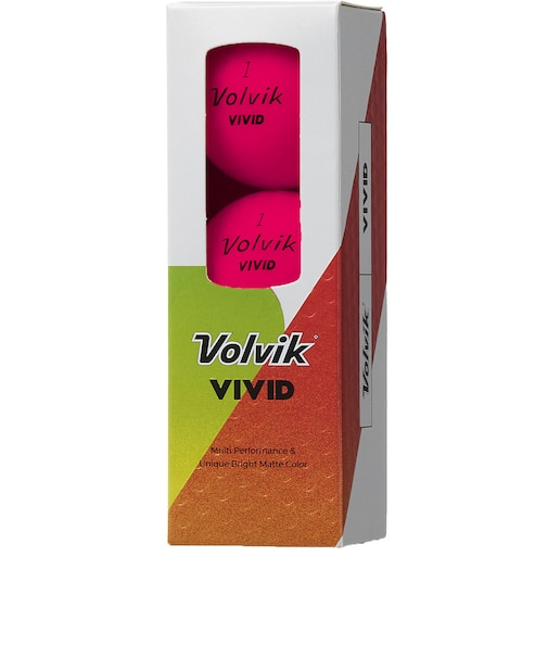ボルビック（Volvik）ゴルフボール 26 VIVID VV5VNA01 PNK スリーブ(3個入り)