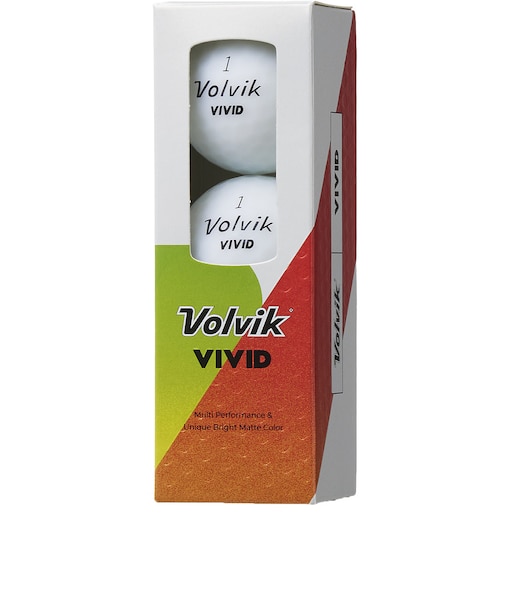ボルビック（Volvik）ゴルフボール 26 VIVID VV5VNA01 WHT スリーブ(3個入り)