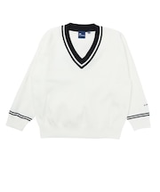 フィドラ(FIDRA)ゴルフウェア ポリニットVネックプルオーバー FD5WUJ15 WHT