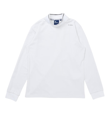 フィドラ（FIDRA）ゴルフウェア ハツネツスムースモックネックシャツ FD5WUG16 WHT