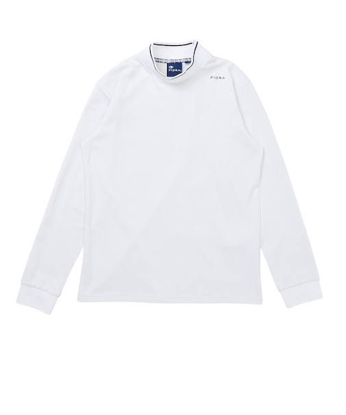 フィドラ（FIDRA）ゴルフウェア ハツネツスムースモックネックシャツ FD5WUG16 WHT