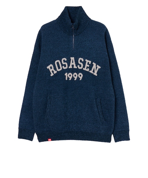 ロサーセン（ROSASEN）ゴルフウェア ハーフジップロゴニット 044-16013-26AW-098