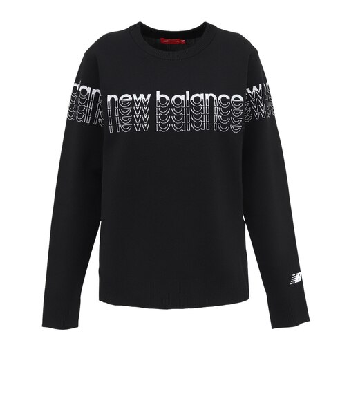 ニューバランス（new balance）ゴルフウェア クルーネックニットプルオーバー 012-6270502-010
