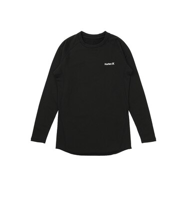 ハーレー（HURLEY）PHANTOM ワッフルインナー クルーネック WGIW262022P-BLK
