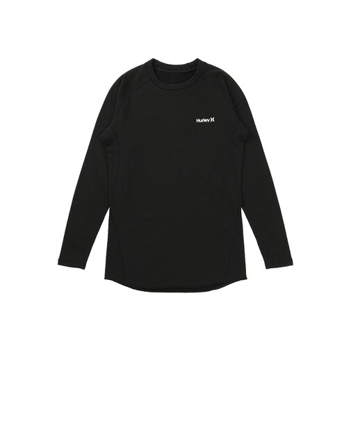 ハーレー（HURLEY）PHANTOM ワッフルインナー クルーネック WGIW262022P-BLK